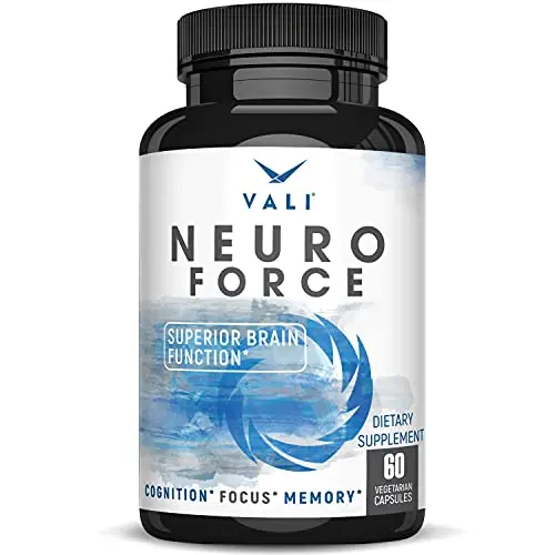 VALI Neuro Force brain supplement bottle with capsules
