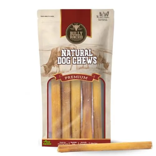 Bully Bunches 6-inch odor-free bully sticks for small to medium dogs