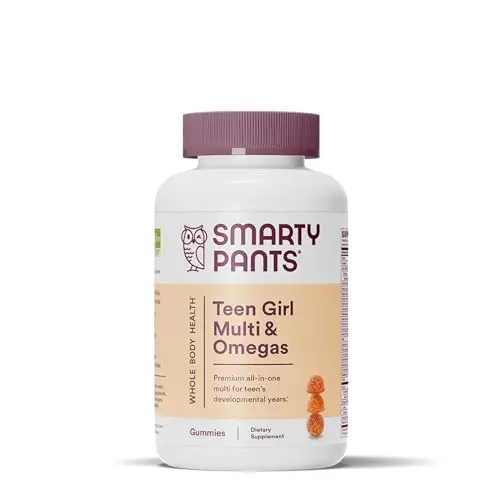 SmartyPants Teen Girl multivitamin gummies with omega-3