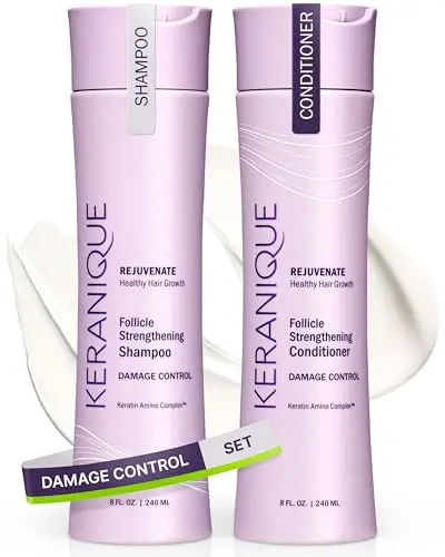 Keranique Shampoo and Conditioner set for damaged hair