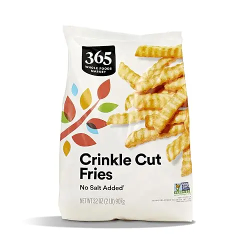365 by Whole Foods Market crinkle cut fries without added salt