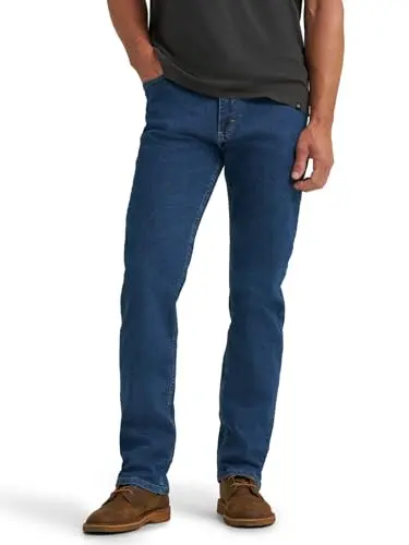 Wrangler Authentics Regular Fit Comfort Flex Waist Jeans showing the flexible waistband