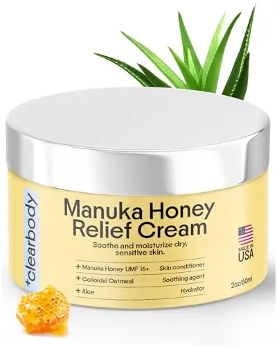 Clearbody Manuka Honey Eczema Cream with colloidal oatmeal
