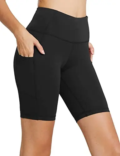 BALEAF women's 8-inch biker workout shorts with tummy control