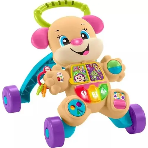Fisher-Price Laugh & Learn Sis walker with music, lights, and activities for infants