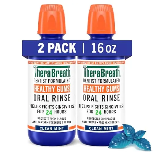 TheraBreath Healthy Gums Mouthwash bottle
