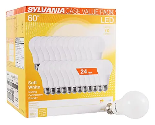 SYLVANIA 24-pack soft white LED light bulbs
