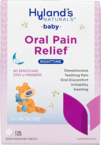 Hyland's Baby nighttime soothing tablets bottle