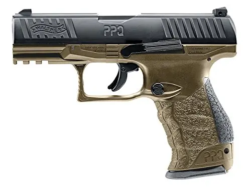 Umarex T4E Walther PPQ paintball training pistol in flat dark earth