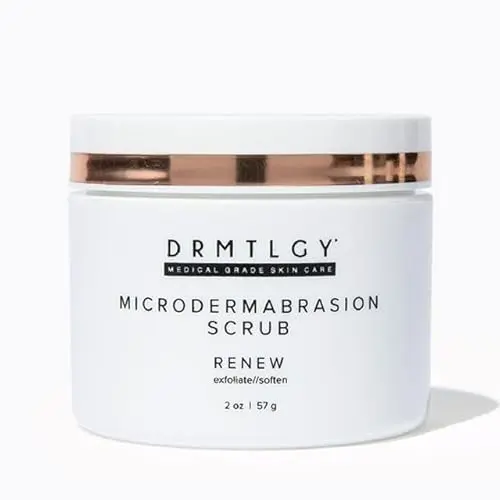 DRMTLGY Microdermabrasion Facial Scrub and Face Mask jar