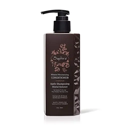 Saphira Mineral Moisturizing Conditioner for bleached hair repair
