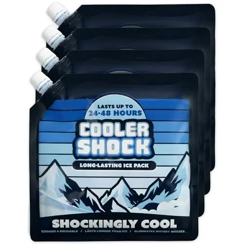 Cooler Shock medium reusable ice packs with phase change technology