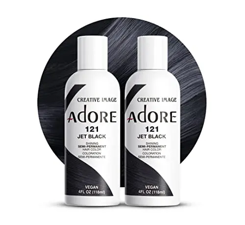 Adore Semi Permanent Jet Black hair dye bottle