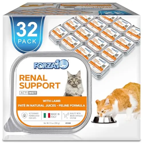 Forza10 Kidney Care Renal Support Wet Cat Food with Lamb cans