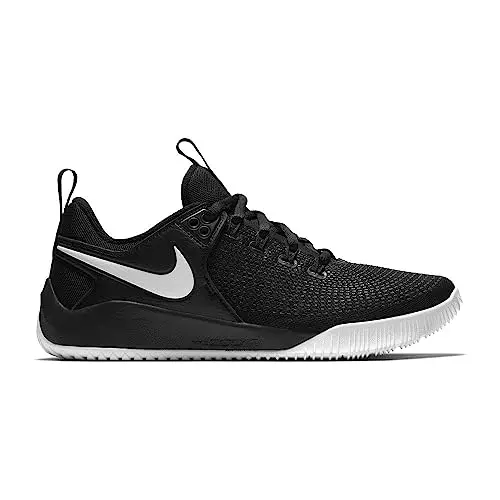 Nike Zoom Hyperace 2 women's volleyball shoe in black and white