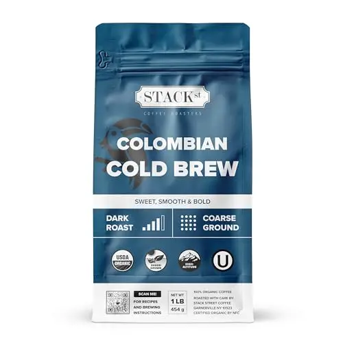 Stack Street Colombian coarse ground coffee