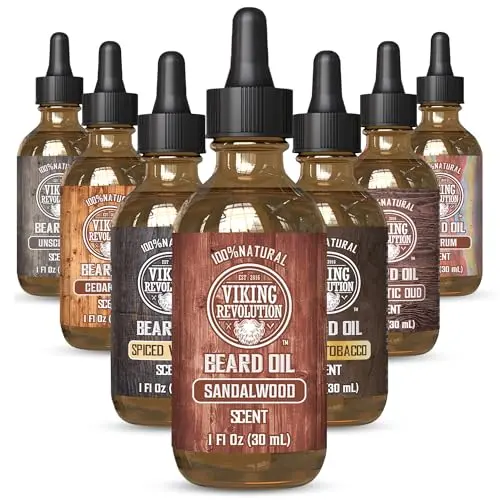 Viking Revolution Sandalwood Beard Oil bottle