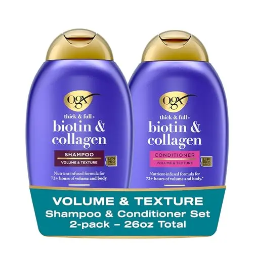 OGX Biotin and Collagen Shampoo and Conditioner Set