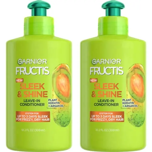 Garnier Fructis Sleek & Shine Leave-In Conditioning Cream tube
