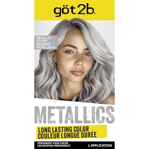 Got2b Metallics Silver hair dye