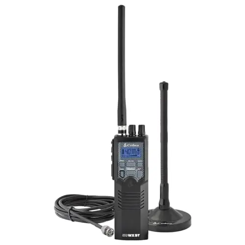 Cobra HHRT50 handheld CB radio with magnetic antenna