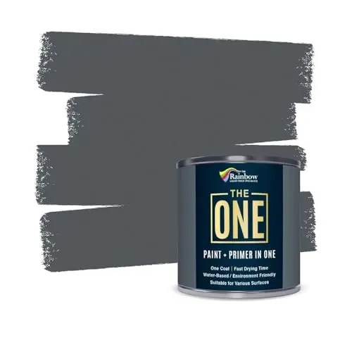THE ONE paint in dark grey matte finish for multiple surfaces