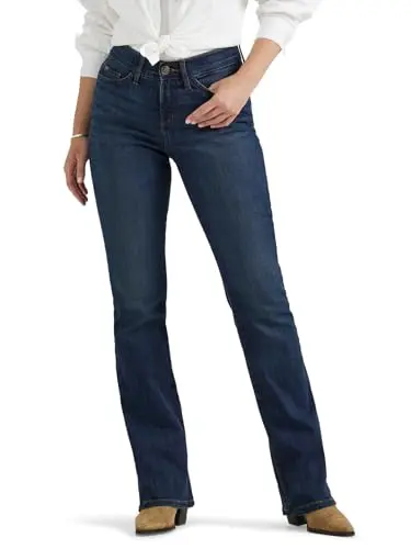 Lee Women's Ultra Lux Comfort Bootcut Jeans with flexible waistband