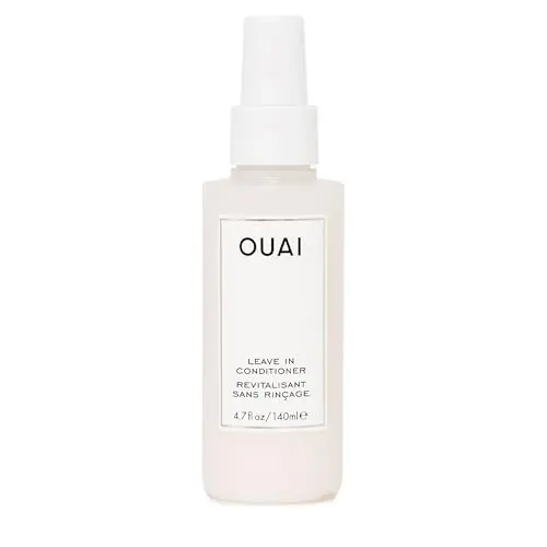 OUAI Leave In Conditioner and Heat Protectant Spray bottle