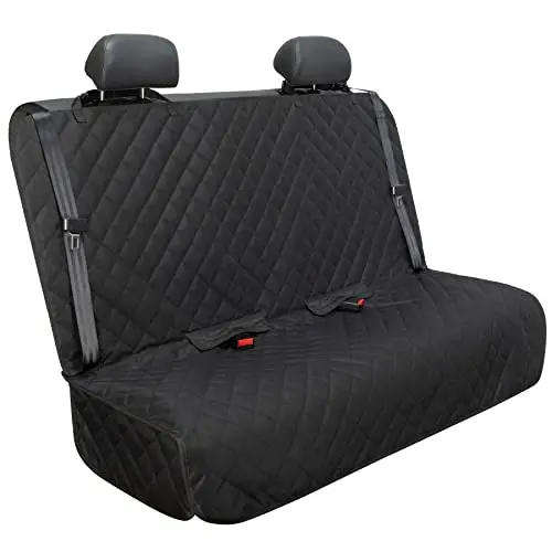 VIEWPETS bench-style waterproof dog car seat cover in vehicle