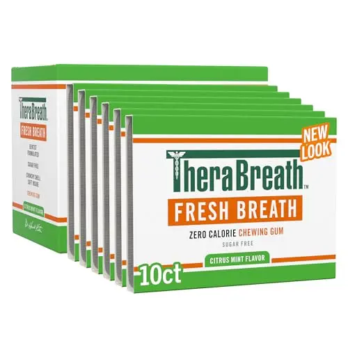 TheraBreath chewing gum with zinc for fresh breath