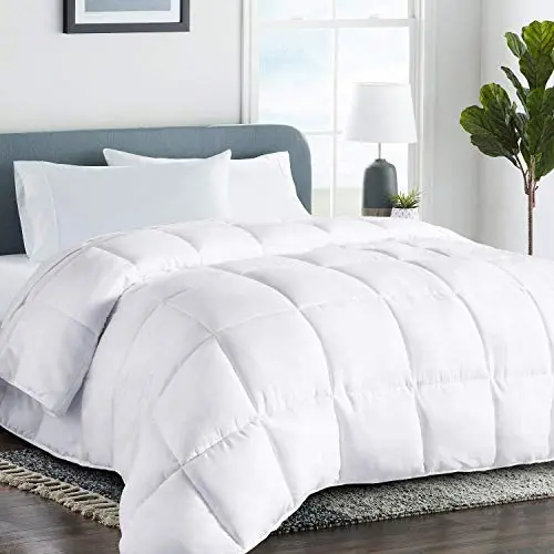 COHOME king size cooling comforter in white with brushed fabric