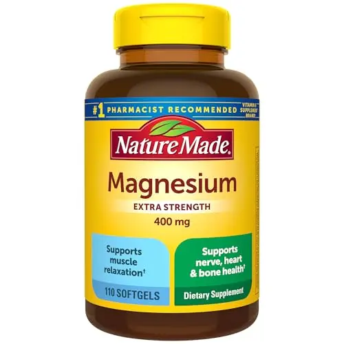 Nature Made Magnesium Oxide 400 mg softgels bottle