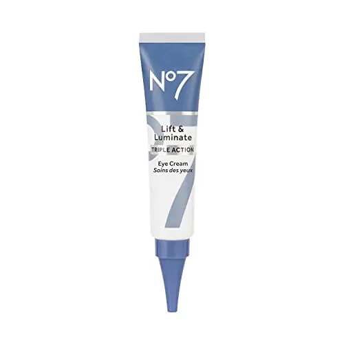 No7 Lift & Luminate eye cream in sleek tube