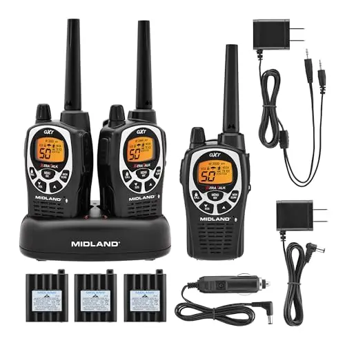 Midland GXT1000 GMRS two-way radio with weather alerts