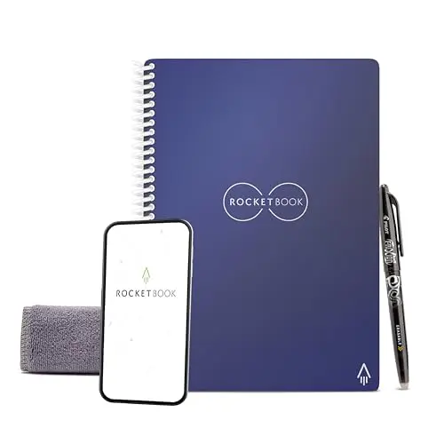 Rocketbook Core reusable notebook with dotted pages