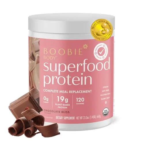 Boobie Body superfood protein meal replacement shake in chocolate bliss