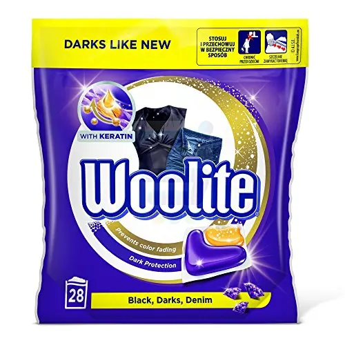 Woolite laundry capsules for black and dark clothes
