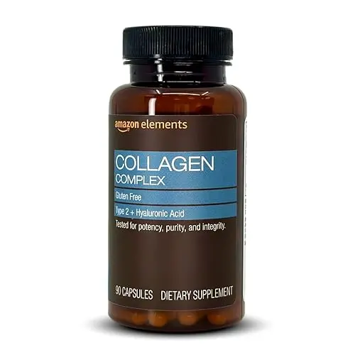 Amazon Elements Collagen Complex capsules bottle