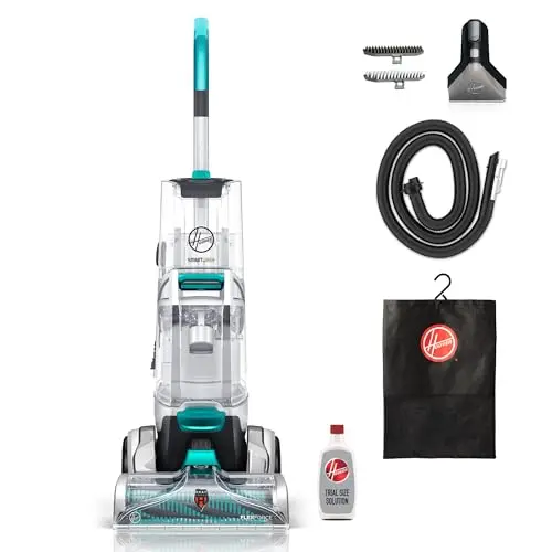 Hoover Smartwash automatic carpet cleaner in turquoise