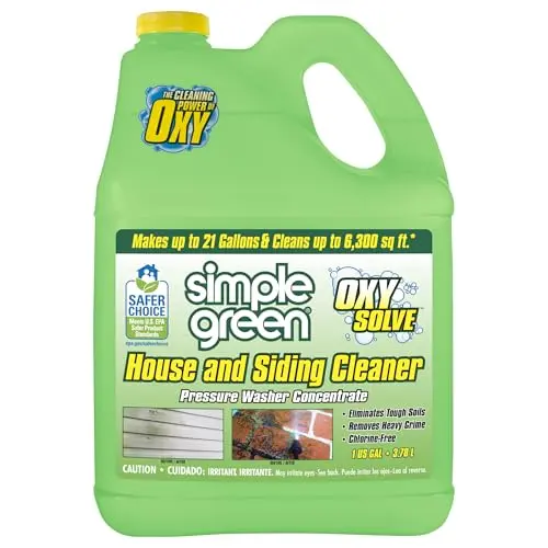 Oxy Solve peroxide-based house and siding cleaner
