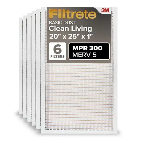 Filtrete 20x25x1 MERV 5 basic air filter