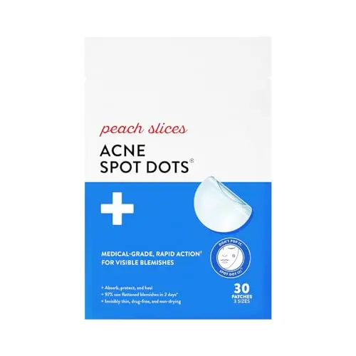 Peach Slices acne spot dots hydrocolloid pimple patches