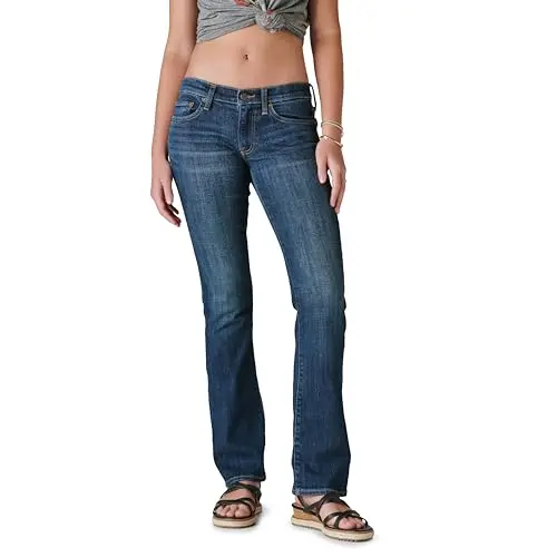 Lucky Brand Women's Mid Rise Sweet Bootcut Jeans in classic styling