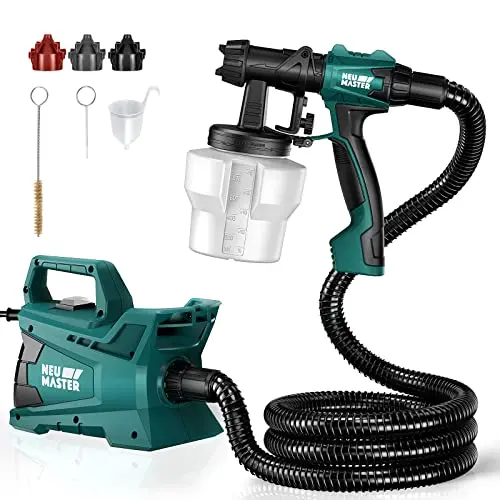 NEU MASTER green paint sprayer with separated design for comfortable cabinet painting