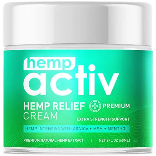 HEMPACTIV hemp cream for joint and muscle pain relief