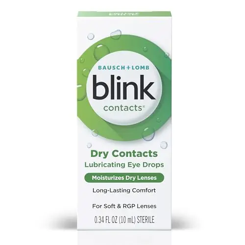 Blink Contacts lubricating eye drops bottle