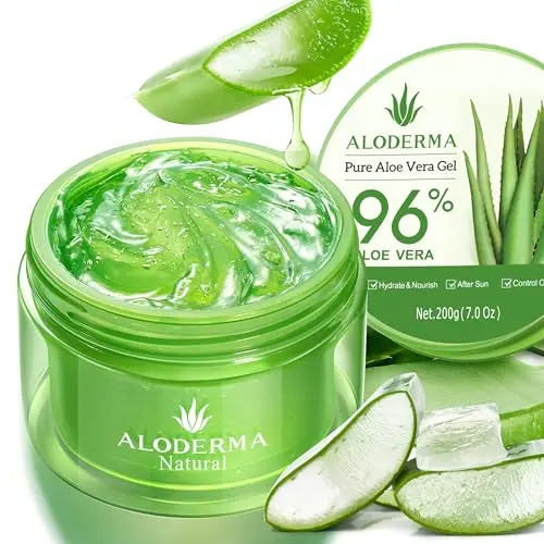 Aloderma Organic Aloe Vera Gel bottle