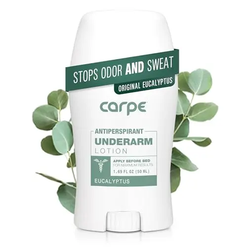 Carpe antiperspirant lotion for excessive sweating