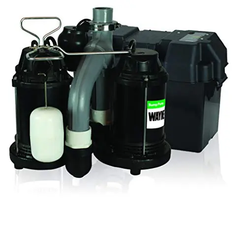 Wayne WSS30VN combination sump pump system with battery backup capability
