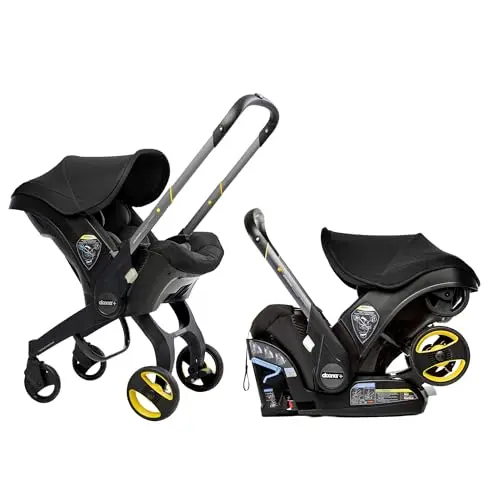 Doona infant car seat and stroller combo in nitro black